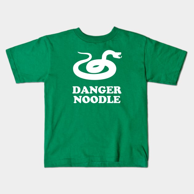 Danger Noodle Kids T-Shirt by Chewbaccadoll